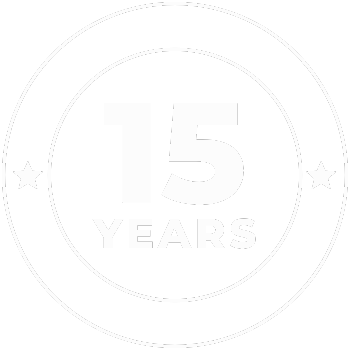 15+ Years Direct Field Experience Badge